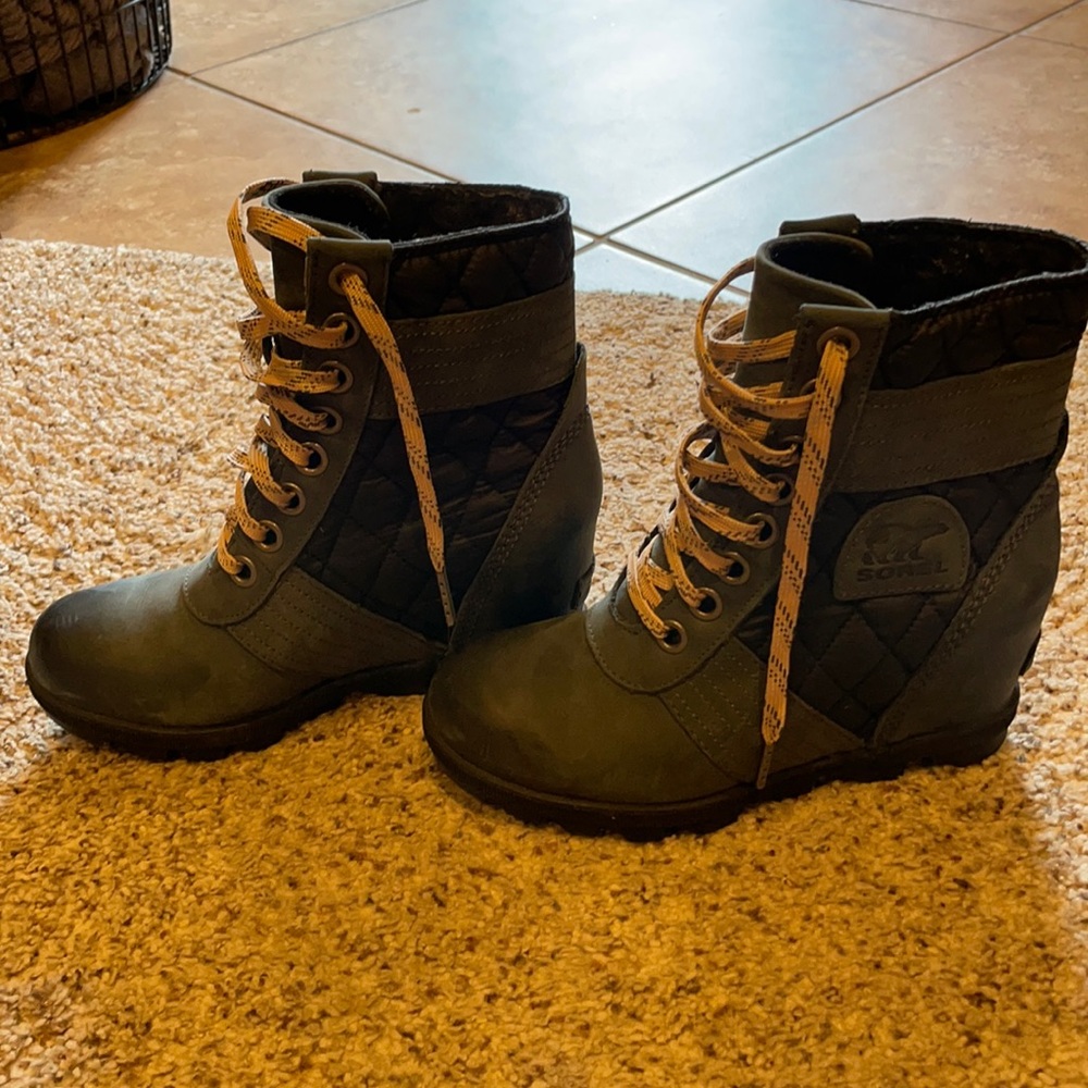 Sorel Lace Up Wedge